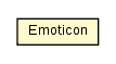 Package class diagram package Emoticon